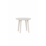 Runt sidobord Lina, Ø40 cm, Beige