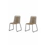 Matstol Lindos, Brun/Svart