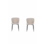 Matstol Modesto, Beige/Svart