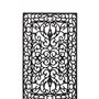 Matta Mats, 75 x 45, Svart
