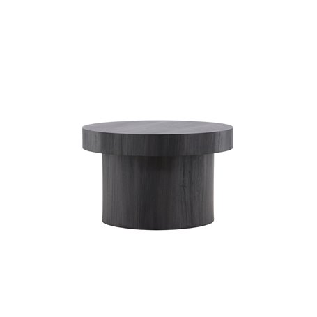 Runt soffbord Malung, Ø80 cm, Svart