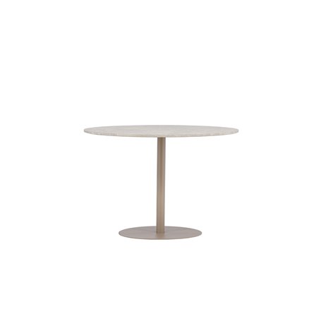 Runt matbord Lycke, Ø110 cm, Beige