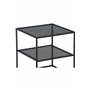 Soffbord Netz, 55 × 55 cm, Svart