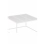 Soffbord Netz, 80 × 80 cm, Vit