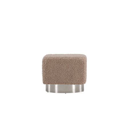 Fåtölj Newton Puff, 45 × 45 cm, Brun