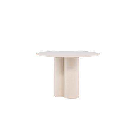 Runt matbord Olivia, Ø110 cm, Beige