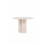 Runt matbord Olivia, Ø110 cm, Beige