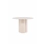 Runt matbord Olivia, Ø110 cm, Beige