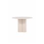 Runt matbord Olivia, Ø110 cm, Beige