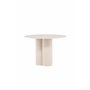 Runt matbord Olivia, Ø110 cm, Beige