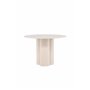 Runt matbord Olivia, Ø110 cm, Beige