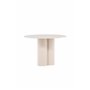 Runt matbord Olivia, Ø110 cm, Beige