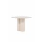Runt matbord Olivia, Ø110 cm, Beige