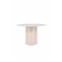 Runt matbord Olivia, Ø110 cm, Beige