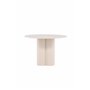 Runt matbord Olivia, Ø110 cm, Beige