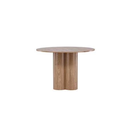 Runt matbord Olivia, Ø110 cm, Brun