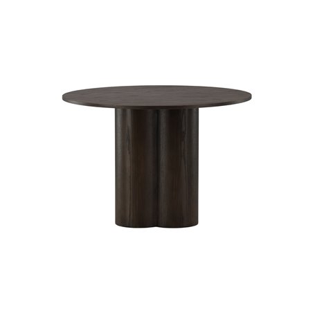 Runt matbord Olivia, Ø110 cm, Mocca