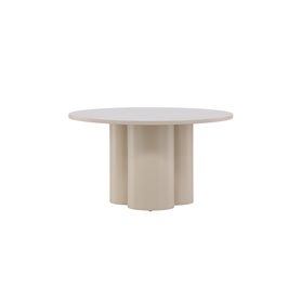 Runt soffbord Olivia, Ø80 cm, Beige