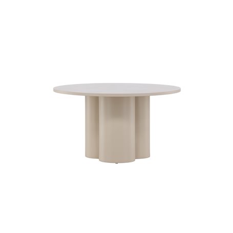 Runt soffbord Olivia, Ø80 cm, Beige