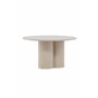 Runt soffbord Olivia, Ø80 cm, Beige