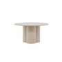 Runt soffbord Olivia, Ø80 cm, Beige