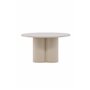 Runt soffbord Olivia, Ø80 cm, Beige