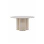 Runt soffbord Olivia, Ø80 cm, Beige