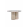 Runt soffbord Olivia, Ø80 cm, Beige