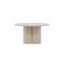 Runt soffbord Olivia, Ø80 cm, Beige