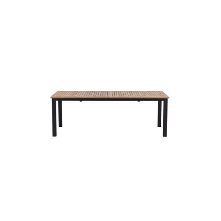 Matbord Panama, 224 × 100 cm, Svart