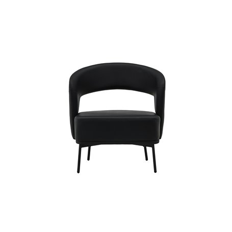 Fåtölj Mundo, 75 × 71 cm, Svart