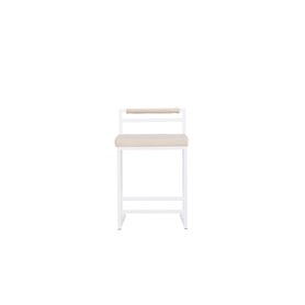 Barstol Opelika, Beige/Vit