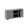 TV-bänk Piring, 120 cm, Ljusgrå