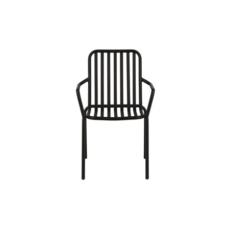 Matstol Peking, Svart/Offwhite