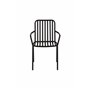 Matstol Peking, Svart/Offwhite