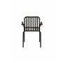 Matstol Peking, Svart/Offwhite