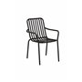 Matstol Peking, Svart/Offwhite