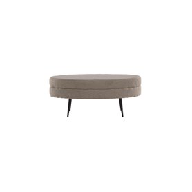 Fåtölj Otto Ottoman, 100 × 40 cm, Greige