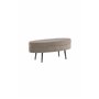 Fåtölj Otto Ottoman, 100 × 40 cm, Greige