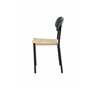 Matstol Polly, Natur/Svart