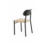 Matstol Polly, Natur/Svart