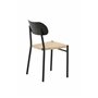 Matstol Polly, Natur/Svart