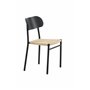 Matstol Polly, Natur/Svart