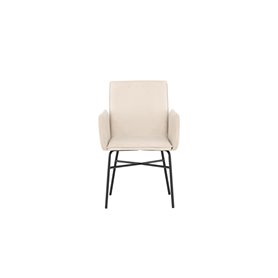 Matstol Petra, Beige/Svart