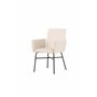 Matstol Petra, Beige/Svart