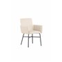 Matstol Petra, Beige/Svart
