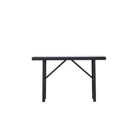 Sidobord Padova, 120 × 40 cm, Svart