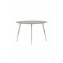 Runt matbord Plaza, Ø120 cm, Beige