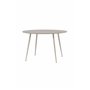 Runt matbord Plaza, Ø120 cm, Beige