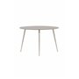 Runt matbord Plaza, Ø120 cm, Beige